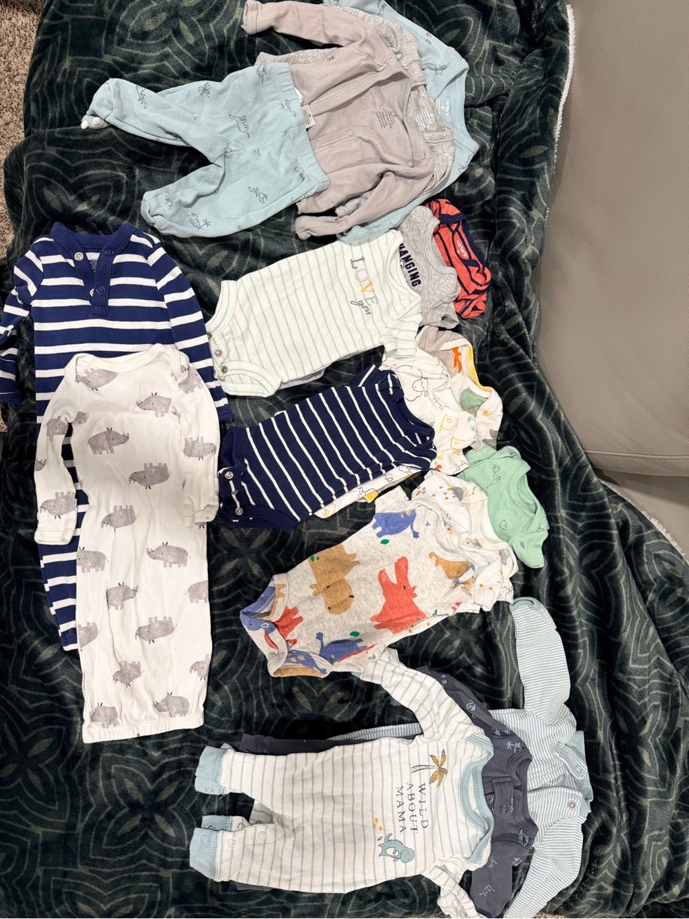 Bundle of 20 Baby Boy Premie Clothes